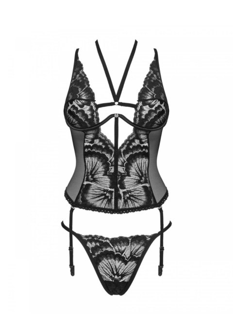 Bielizna-Alessya gorset czarny XS/S Bielizna-Alessya gorset czarny XS/S