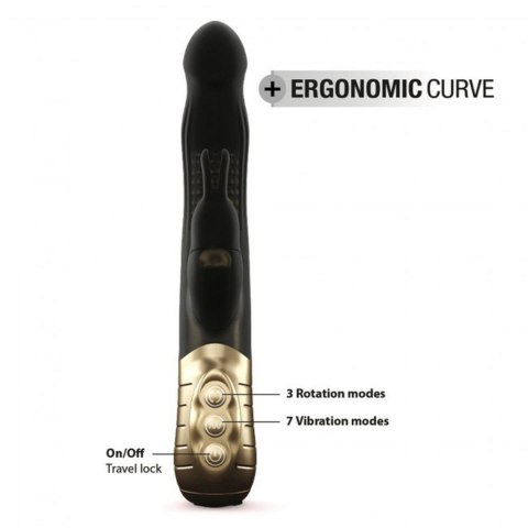 Marc Dorcel BABY RABBIT BLACK & GOLD 2.0 - Wibrator króliczek Marc Dorcel BABY RABBIT BLACK & GOLD 2.0 - Wibrator króliczek
